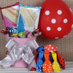 Birthday Gifts for Toddlers - Big Balloon with Chocolates Gift