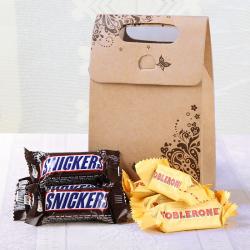 Heart Shaped Chocolates - Snickers and Mini Toblerone Combo