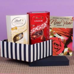 New Year Chocolates - New Year Combo of Lindt Lindor Chocolate