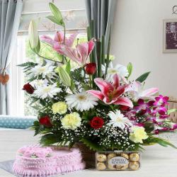 Anniversary Gifts for Elderly Couples - Lovely Special Gift Hamper for Same Day Delivery