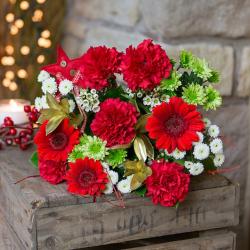 Navratri  - Romantic Red Flowers