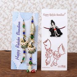 Rakhi Family Set - Attractive Rakhi Family Combo