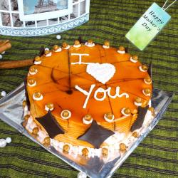 Mothers Day Gifts to Noida - Yummy Butterscotch Cake for Mothers Day