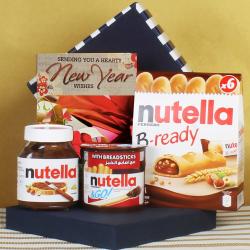 New Year Chocolates - New Year Nutella Chocolates Hamper