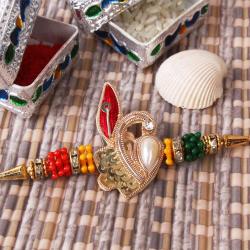 Rakhi International Delivery - Fancy Zardosi Rakhi  - Worldwide