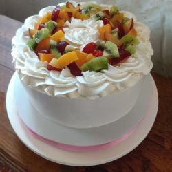 Send Cakes Gift Two Kg Mix Fruit Eggless Cake To Bokaro