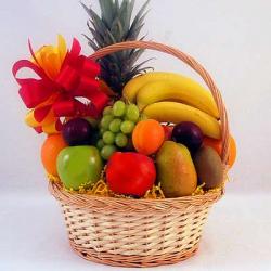 Flowers with Fruits - Tropical Fruits Basket