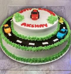 Car Cakes - 2 Tier Car Theme Cake