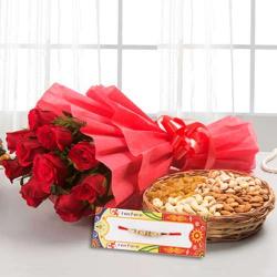 Rakhi with Cookies - Rakhi Gifting Combo for Brother