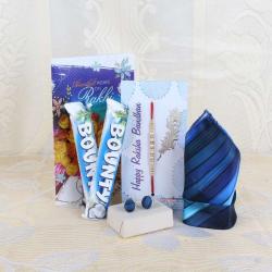 Rakhi With Cards - Stunning Rakhi Hamper for Brother