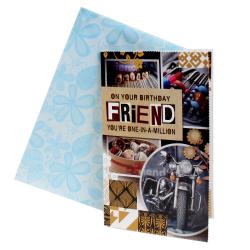 Gifts For Friends - Friend Birthday Greeting Card