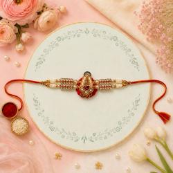Rakhi Designs - Attractive Kundan Rakhi