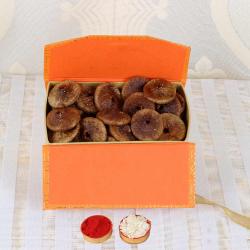 Send Bhai Dooj Gift Bhai Dooj Gift of Tikka and Salubrious Fig To Bagalkot