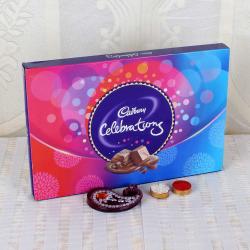 Bhai Dooj Gift Ideas - Celebration Chocolate Pack with Bhai Dooj Tikka
